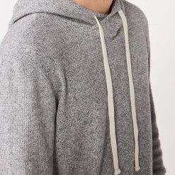 MONROW Thermal Pullover Hoody DARKHEATHER Clearance
